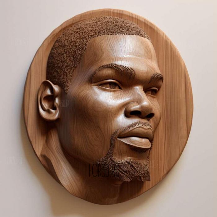 Kevin Durant 2 stl model for CNC